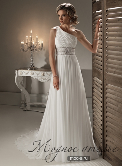 Свадебное платье в стиле Ампир - фото с сайта mod-a.ru